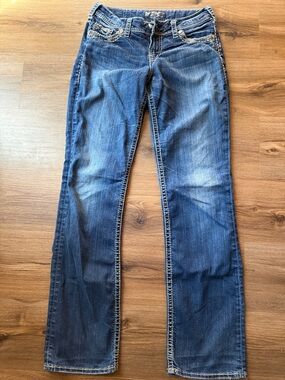 Silver Jeans Women's Dark Blue Bootcut Denim